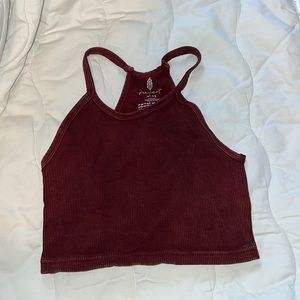 Happiness Runs crop tank